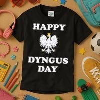 Happy Dyngus Day Polska Polish White Eagle Kids T-Shirt thumb 3