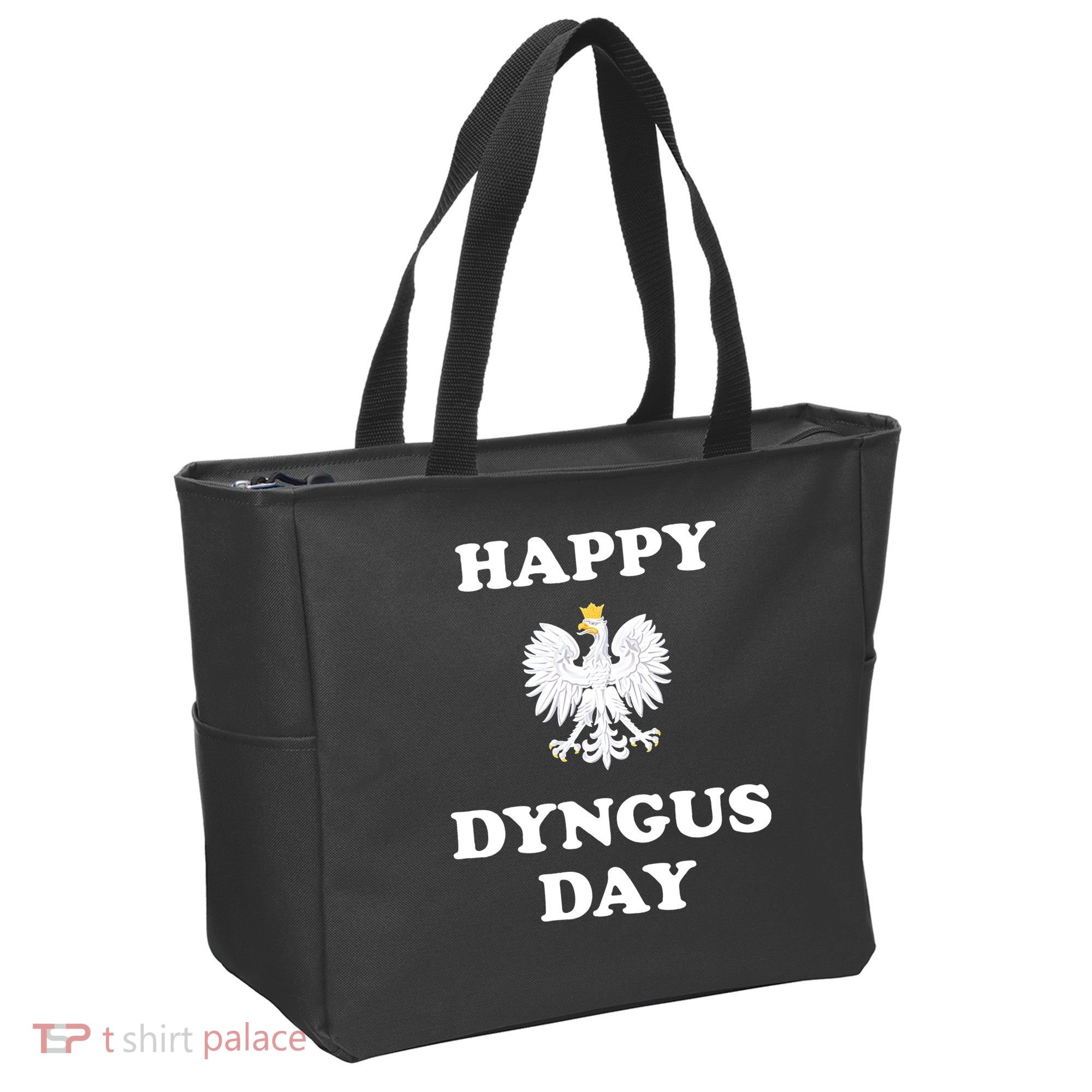 Happy Dyngus Day Polska Polish White Eagle Tote Bag