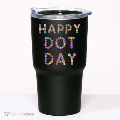 Happy Dot Day Colorful Polka Dots Tumbler