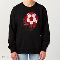 Happy Dot Day Ball With Polka Dots Funny Soccer Gift Women's Sweatshirt thumb 0