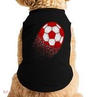 Happy Dot Day Ball With Polka Dots Funny Soccer Gift Doggie Tank thumb 0