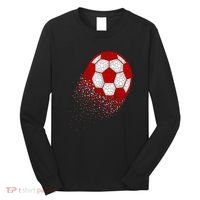 Happy Dot Day Ball With Polka Dots Funny Soccer Gift Long Sleeve Shirt thumb 0