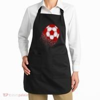 Happy Dot Day Ball With Polka Dots Funny Soccer Gift Apron thumb 2