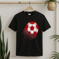 Happy Dot Day Ball With Polka Dots Funny Soccer Gift T-Shirt thumb 2