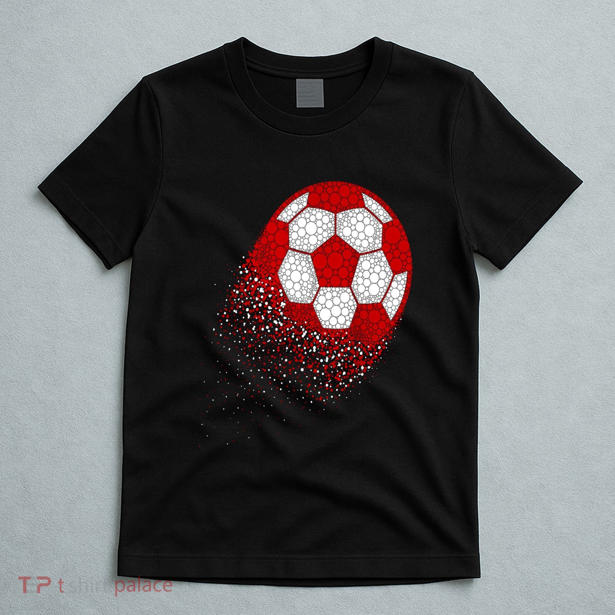 Happy Dot Day Ball With Polka Dots Funny Soccer Gift T-Shirt