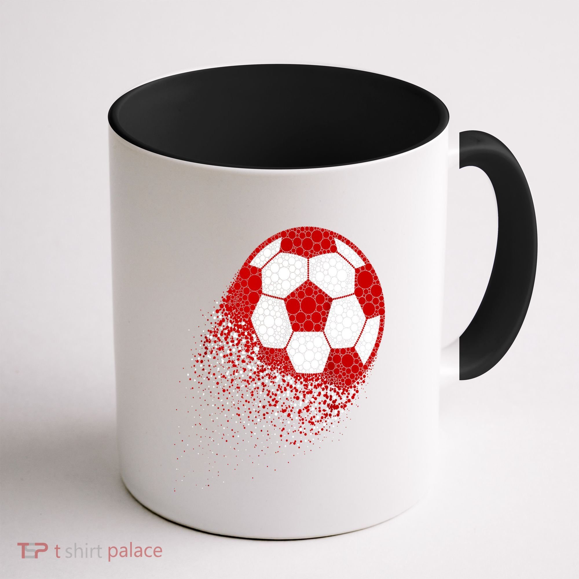 Happy Dot Day Ball With Polka Dots Funny Soccer Gift Coffee Mug