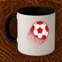 Happy Dot Day Ball With Polka Dots Funny Soccer Gift Coffee Mug thumb 2