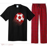 Happy Dot Day Ball With Polka Dots Funny Soccer Gift Pajama Set thumb 0