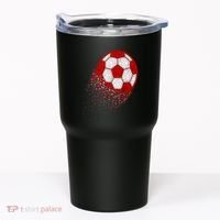 Happy Dot Day Ball With Polka Dots Funny Soccer Gift Tumbler thumb 0