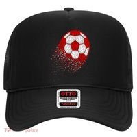 Happy Dot Day Ball With Polka Dots Funny Soccer Gift Hat thumb 0