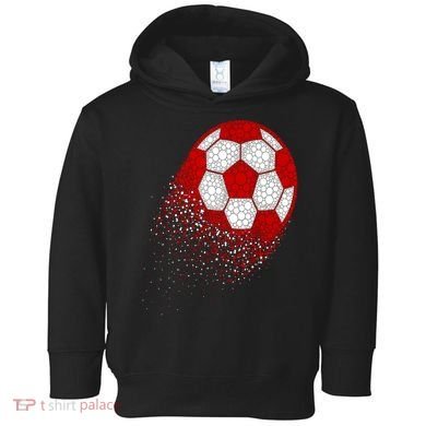 Happy Dot Day Ball With Polka Dots Funny Soccer Gift Toddler Hoodie