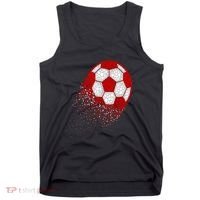 Happy Dot Day Ball With Polka Dots Funny Soccer Gift Tank Top thumb 0