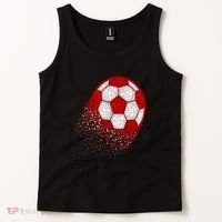 Happy Dot Day Ball With Polka Dots Funny Soccer Gift Tank Top thumb 2