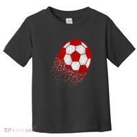 Happy Dot Day Ball With Polka Dots Funny Soccer Gift Toddler T-Shirt thumb 0