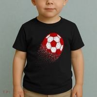 Happy Dot Day Ball With Polka Dots Funny Soccer Gift Toddler T-Shirt thumb 2