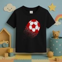 Happy Dot Day Ball With Polka Dots Funny Soccer Gift Toddler T-Shirt thumb 3