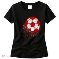 Happy Dot Day Ball With Polka Dots Funny Soccer Gift Women's T-Shirt thumb 0
