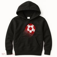 Happy Dot Day Ball With Polka Dots Funny Soccer Gift Kids Hoodie thumb 0