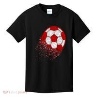Happy Dot Day Ball With Polka Dots Funny Soccer Gift Kids T-Shirt thumb 0