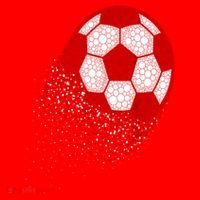 Happy Dot Day Ball With Polka Dots Funny Soccer Gift Santa Hat thumb 1