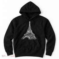 Hand Drawn Eiffel Tower Hoodie thumb 0