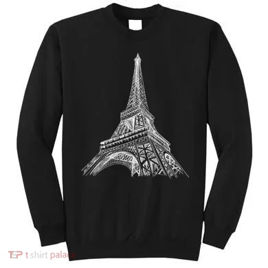 Hand Drawn Eiffel Tower Sweatshirt