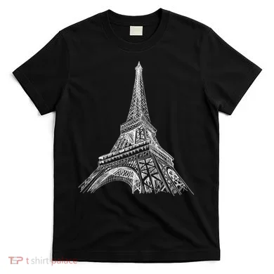 Hand Drawn Eiffel Tower T-Shirt