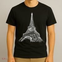 Hand Drawn Eiffel Tower T-Shirt thumb 3