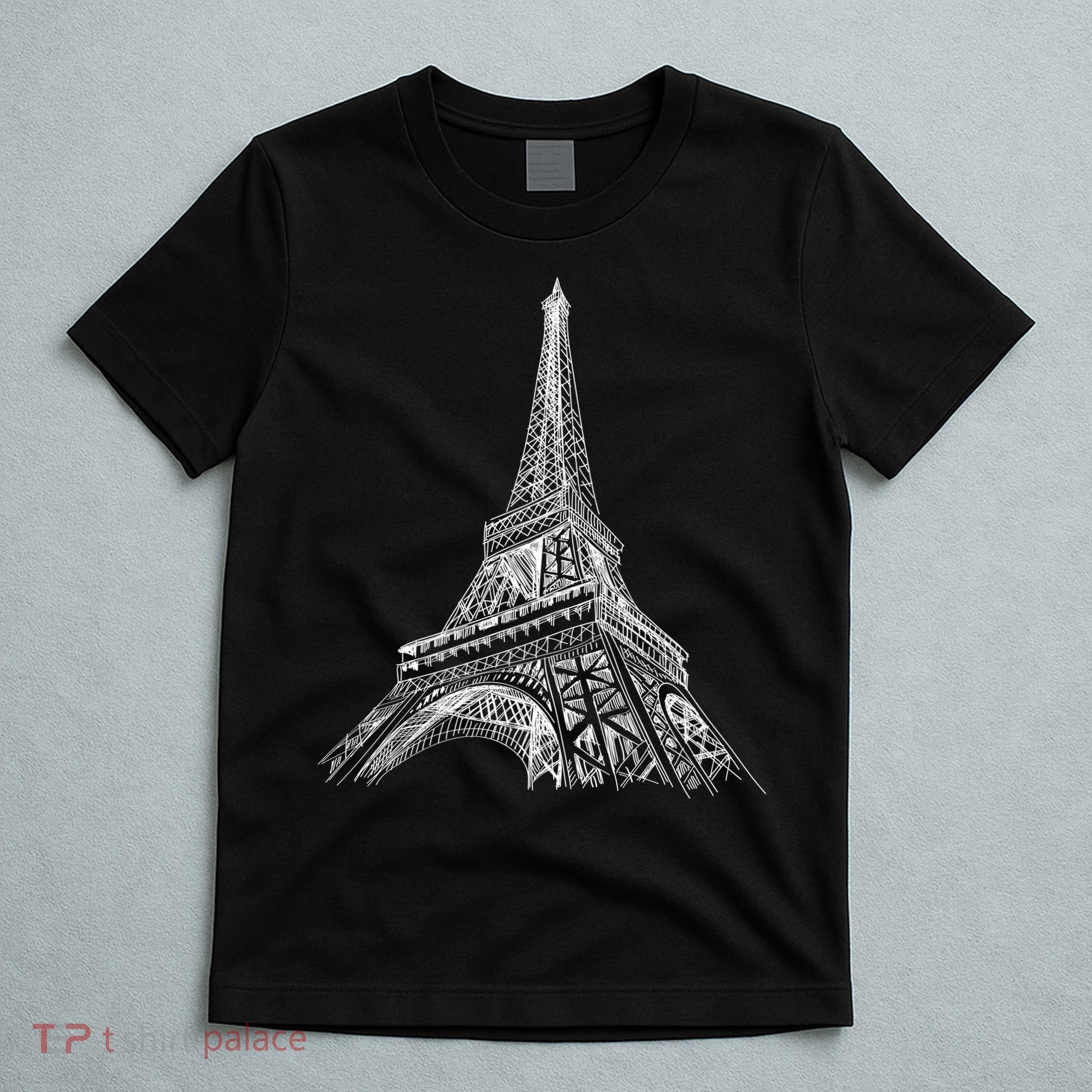 Hand Drawn Eiffel Tower T-Shirt