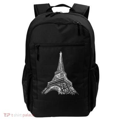 Hand Drawn Eiffel Tower Backpack