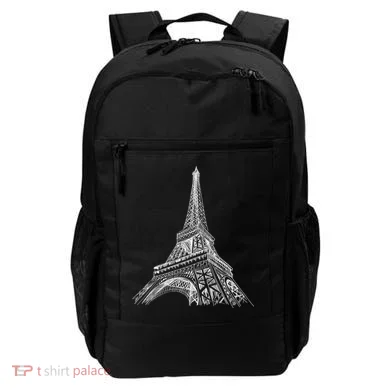 Hand Drawn Eiffel Tower Backpack