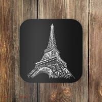 Hand Drawn Eiffel Tower Coaster thumb 0