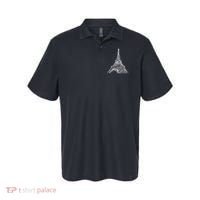Hand Drawn Eiffel Tower Polo thumb 0