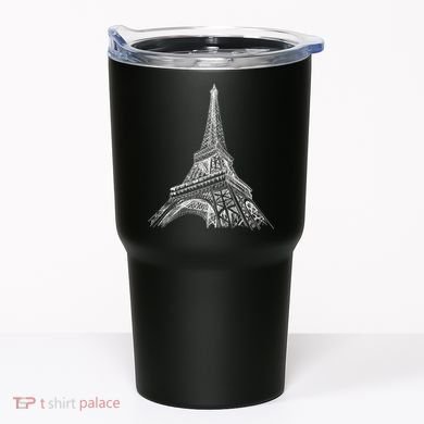 Hand Drawn Eiffel Tower Tumbler
