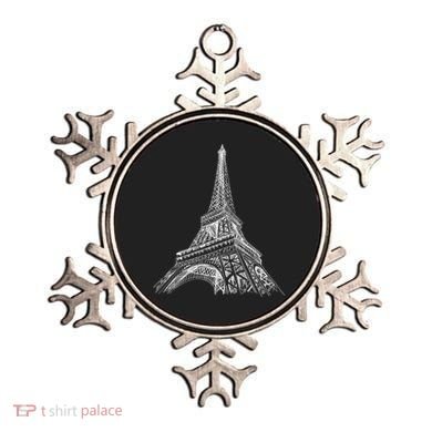 Hand Drawn Eiffel Tower Ornament