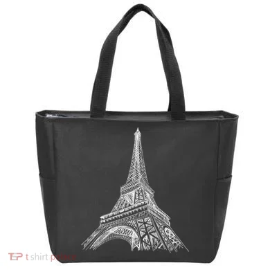 Hand Drawn Eiffel Tower Tote Bag
