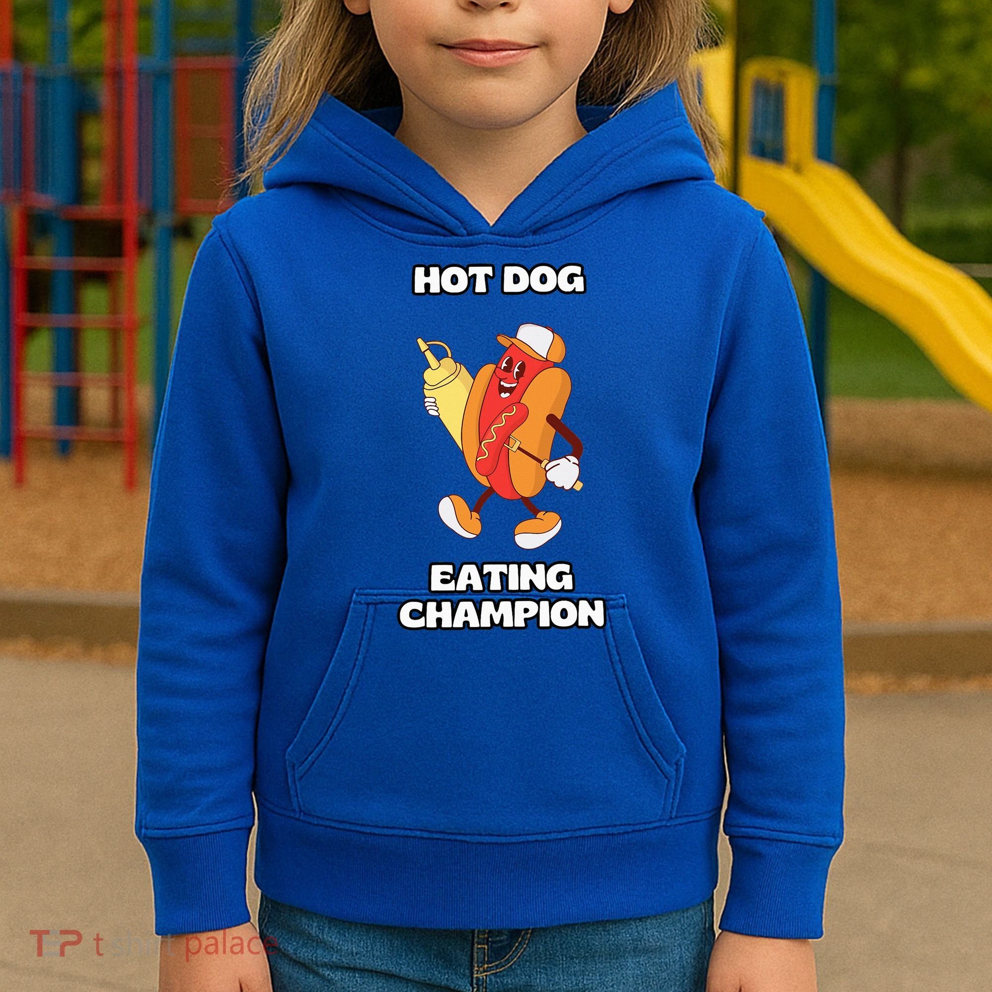Hot Dog Eating Champion Kids Hoodie