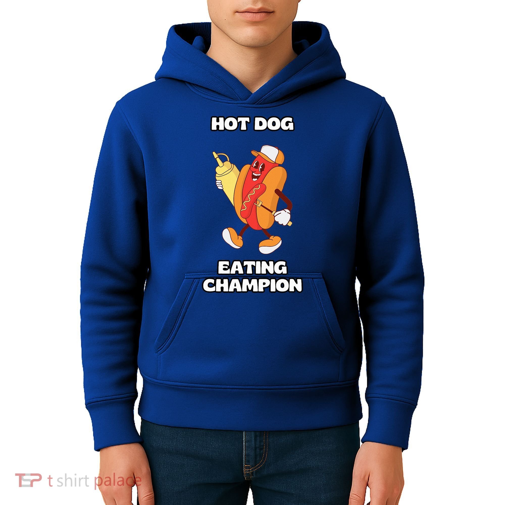 Hot Dog Eating Champion Kids Hoodie