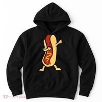 Hotdog Dabbing Funny Hot Dog Hoodie thumb 0