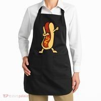 Hotdog Dabbing Funny Hot Dog Apron thumb 2