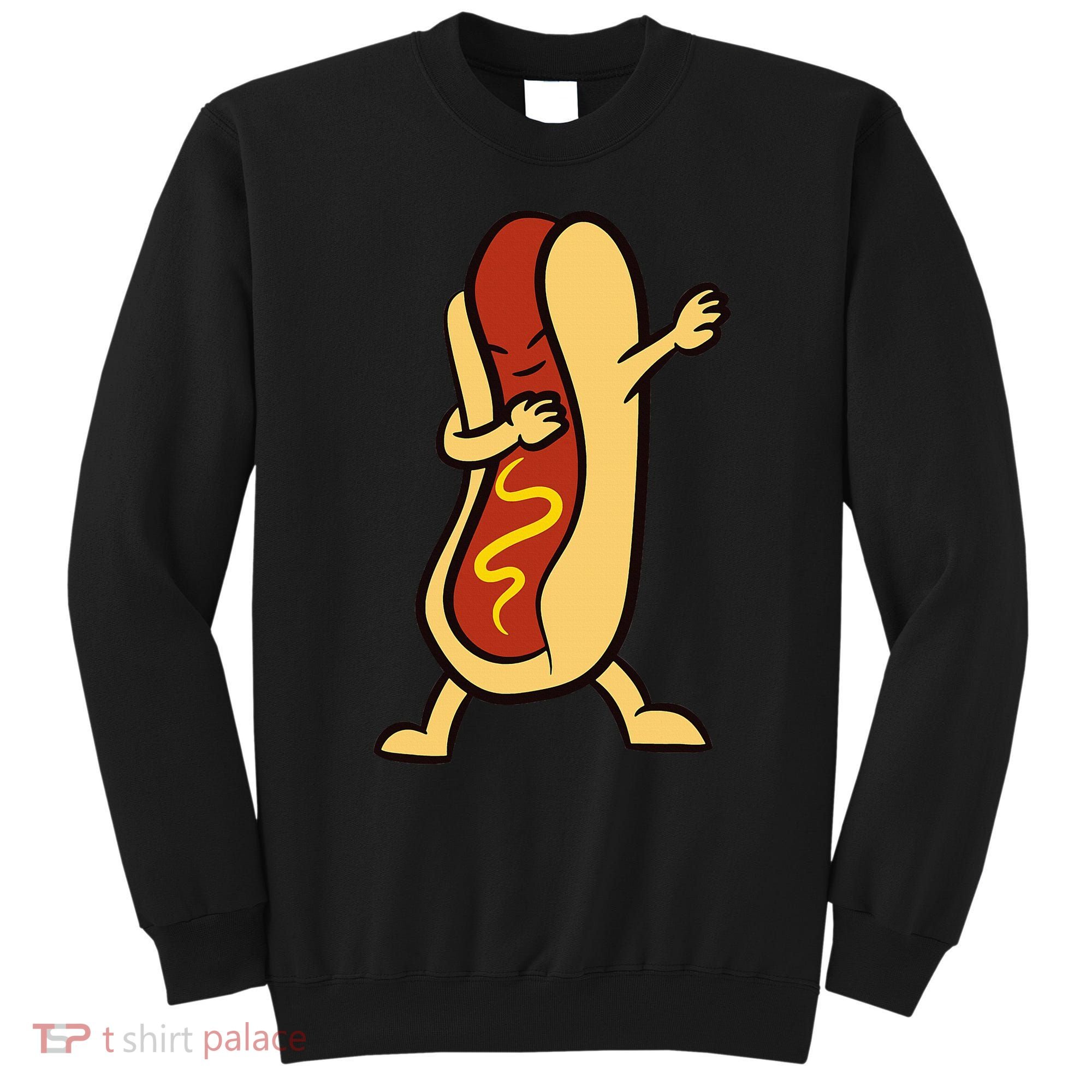Hotdog Dabbing Funny Hot Dog Sweatshirt