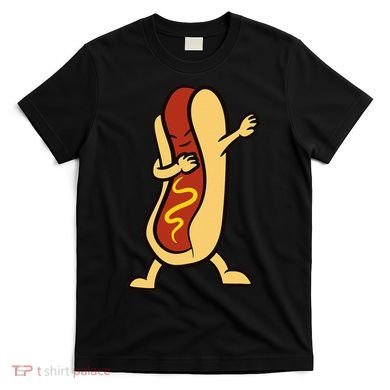 Hotdog Dabbing Funny Hot Dog T-Shirt
