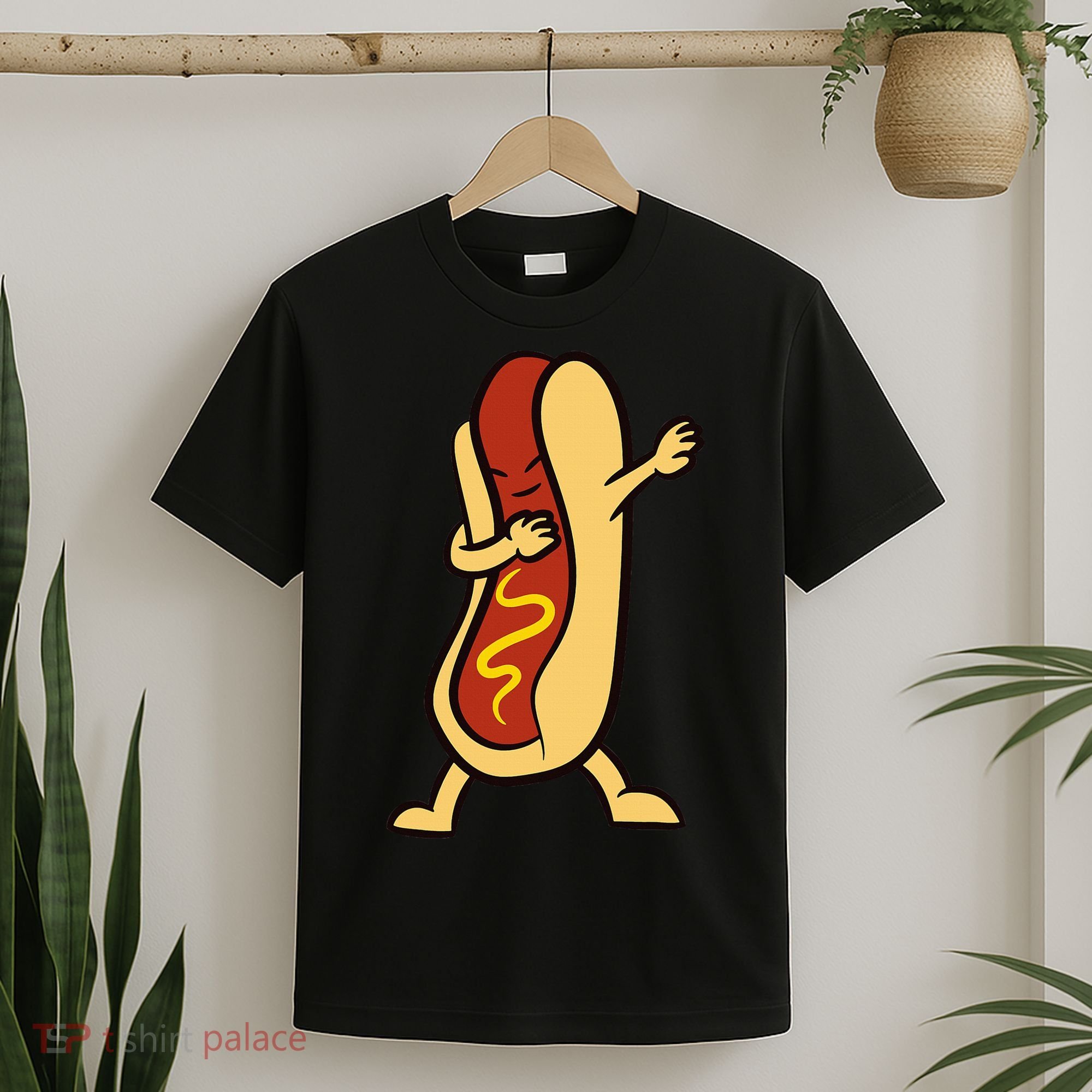 Hotdog Dabbing Funny Hot Dog T-Shirt