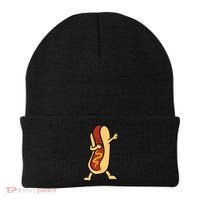 Hotdog Dabbing Funny Hot Dog Beanie thumb 0