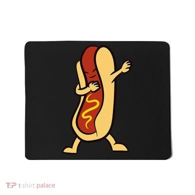 Hotdog Dabbing Funny Hot Dog Mousepad