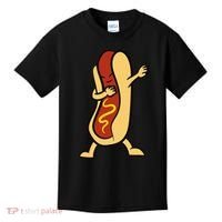Hotdog Dabbing Funny Hot Dog Kids T-Shirt thumb 0