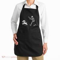Halloween Dog Funny Skeleton Skeleton Chasing Dog Gift Apron thumb 2