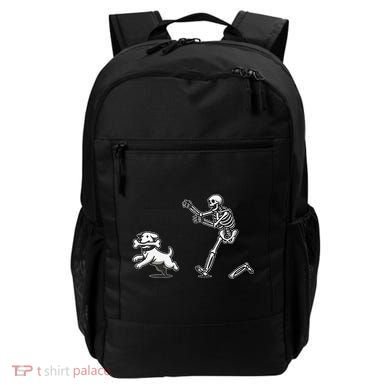 Halloween Dog Funny Skeleton Skeleton Chasing Dog Gift Backpack