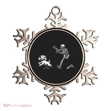 Halloween Dog Funny Skeleton Skeleton Chasing Dog Gift Ornament