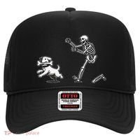 Halloween Dog Funny Skeleton Skeleton Chasing Dog Gift Hat thumb 0